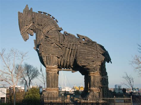 Age of troy real money Trojan horse, huge hollow wooden horse constructed by the Greeks to gain entrance into Troy during the Trojan War
